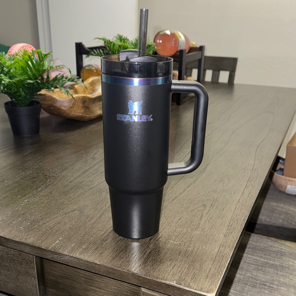 Stanley Matte Black Travel Mug with Handle